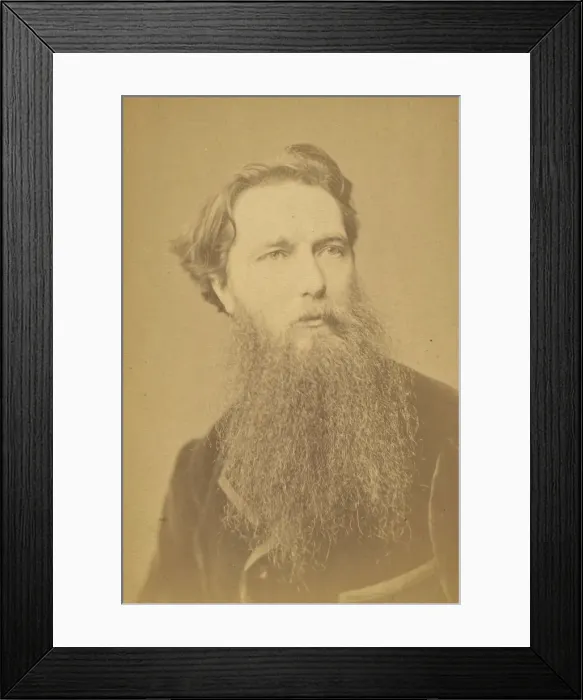 Framed Print : George Vicat Cole, 1860s. Creator: John & Charles Watkins Framed Print : George Vicat Cole, 1860s. Creator: John & Charles Watkins