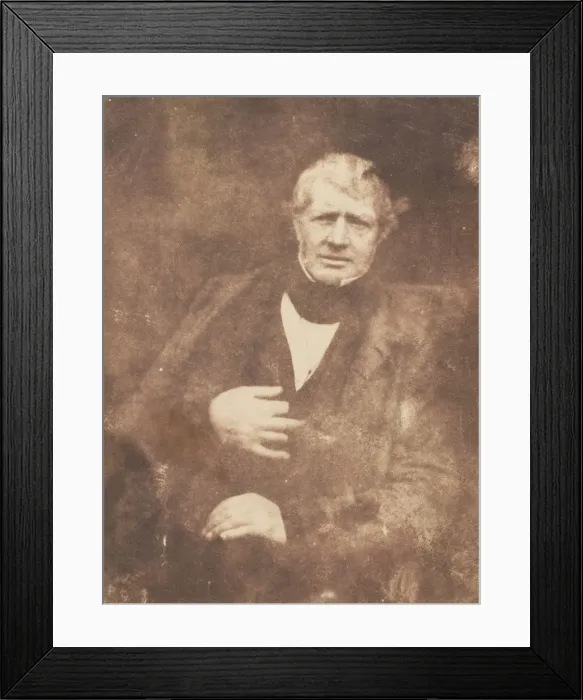 Framed Print : [Man], 1843-47. Creators: David Octavius Hill, Robert Adamson, Hill & Adamson