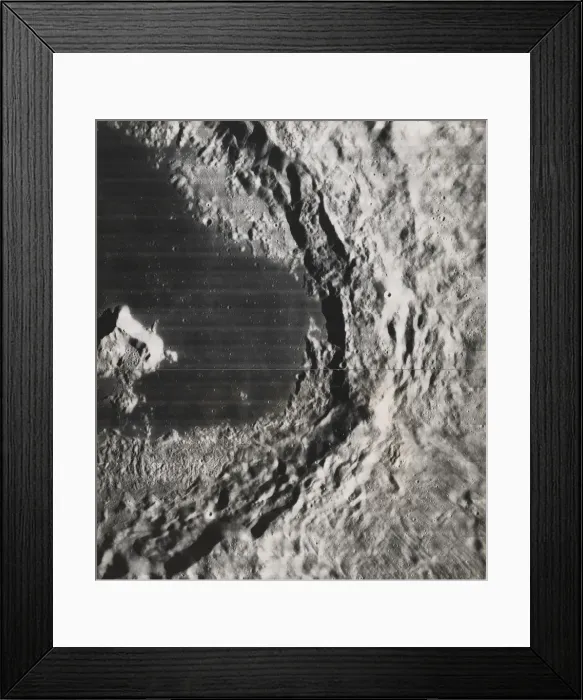 Framed Print : Far Side of the Moon at Apolune, 1967. Creator: NASA Framed Print : Far Side of the Moon at Apolune, 1967. Creator: NASA