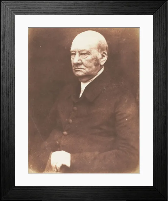 Framed Print : Dr. Jabez Bunting, 1843-47. Creators: David Octavius Hill, Robert Adamson Framed Print : Dr. Jabez Bunting, 1843-47. Creators: David Octavius Hill, Robert Adamson