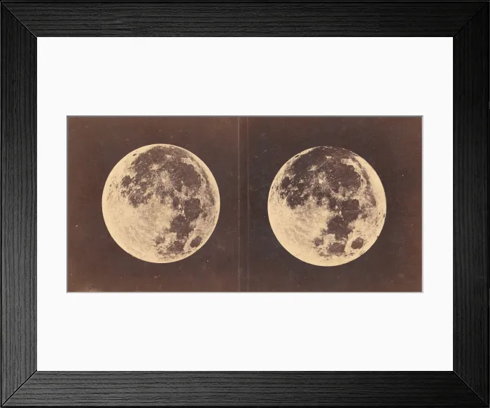 Framed Print : Full Moon: The Left Hand Moon was Photographed June 2nd, 1871 Framed Print : Full Moon: The Left Hand Moon was Photographed June 2nd, 1871