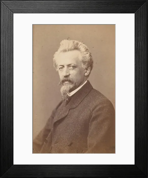 Framed Print : [Wilhelm Amberg], 1860s. Creator: Loescher & Petsch