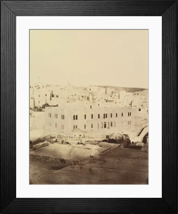 Framed Print : Jerusalem. Hospice autrichien et ancienne eglise St Jean, 1860 or later Framed Print : Jerusalem. Hospice autrichien et ancienne eglise St Jean, 1860 or later