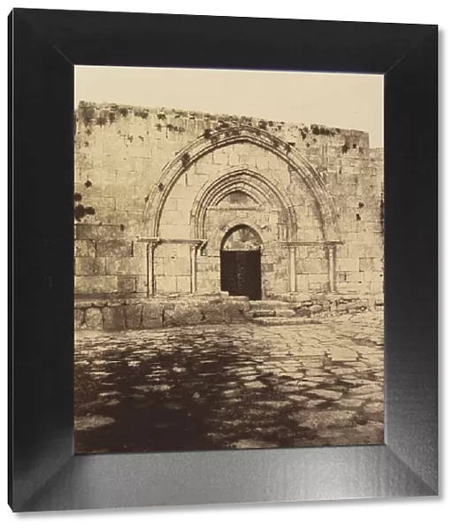 Jerusalem. (Environs) Tombeau de la vierge, 1860 or later. Creator: Louis de Clercq