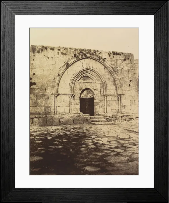 Framed Print : Jerusalem. (Environs) Tombeau de la vierge, 1860 or later. Creator: Louis de Clercq Framed Print : Jerusalem. (Environs) Tombeau de la vierge, 1860 or later. Creator: Louis de Clercq