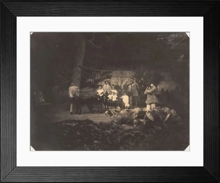 Framed Print : Jardin zoologique de Bruxelles; Les trois jumeaux fils de Mr Framed Print : Jardin zoologique de Bruxelles; Les trois jumeaux fils de Mr