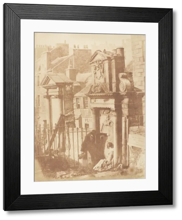 Framed Print : Edinburgh. Greyfriars Churchyard, 1843-47. Creators: David Octavius Hill, Robert Adamson Framed Print : Edinburgh. Greyfriars Churchyard, 1843-47. Creators: David Octavius Hill, Robert Adamson