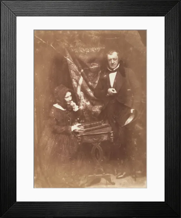 Framed Print : Mr and Mrs John Thomson Gordon, 1843-47. Creators: David Octavius Hill, Robert Adamson Framed Print : Mr and Mrs John Thomson Gordon, 1843-47. Creators: David Octavius Hill, Robert Adamson