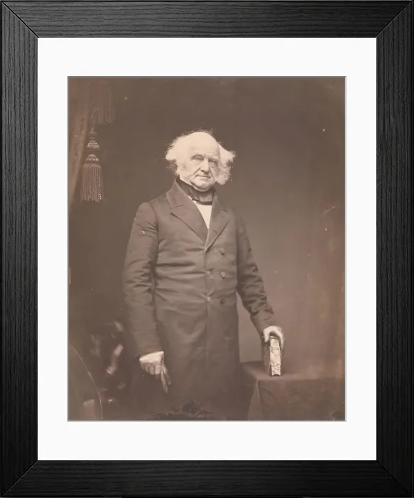 Framed Print : President Martin Van Buren, 1855-58. Creator: Mathew Brady Framed Print : President Martin Van Buren, 1855-58. Creator: Mathew Brady