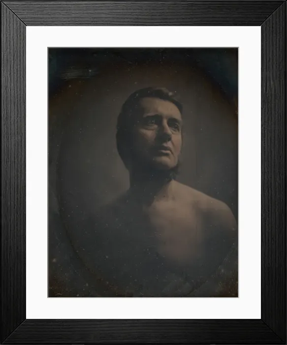 Framed Print : Albert Sands Southworth, ca. 1845-50. Creators: Josiah Johnson Hawes Framed Print : Albert Sands Southworth, ca. 1845-50. Creators: Josiah Johnson Hawes