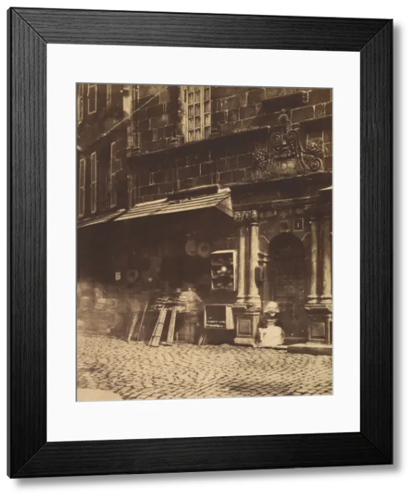 Framed Print : [Village Scene, Brittany], ca. 1854. Creator: Louis-Remy Robert