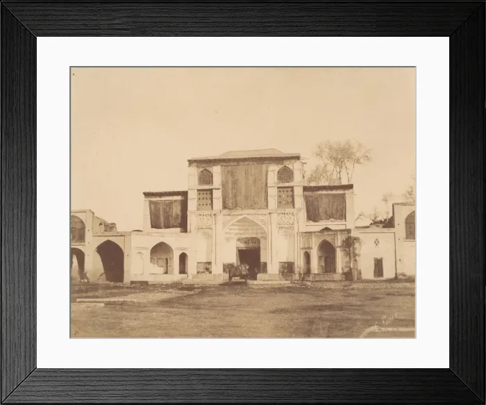 Framed Print : [The Sublime Porte, Teheran, Iran], 1840s-60s. Creator: Luigi Pesce