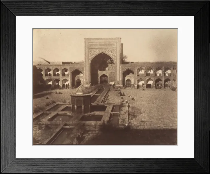 Framed Print : [Principal Gate of MESHED], 1840s-60s. Creator: Possibly by Luigi Pesce