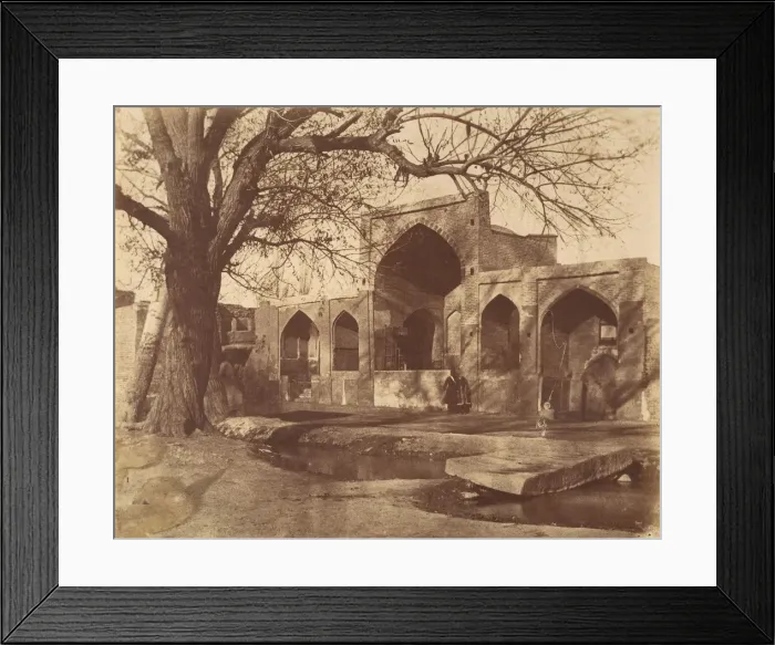 Framed Print : [Nadir Shahs Golden Gate and Minaret. Otherwise known as the Golden Iwan of Ali Shir Framed Print : [Nadir Shahs Golden Gate and Minaret. Otherwise known as the Golden Iwan of Ali Shir