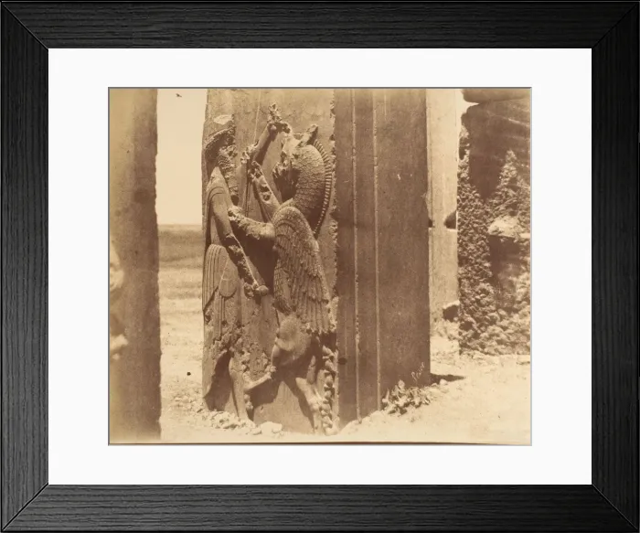 Framed Print : [Persepolis], 1850s. Creator: Luigi Pesce