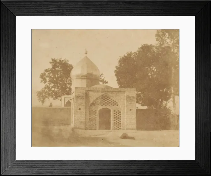 Framed Print : Tomb of the Khan of Khiva at Teheran, 1859. Creator: Luigi Pesce Framed Print : Tomb of the Khan of Khiva at Teheran, 1859. Creator: Luigi Pesce