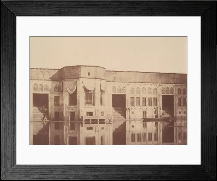 Framed Print : [Summer residence (Qasr) of the Shah, Emarat-e xoruji, Teheran, Iran], 1840s-60s
