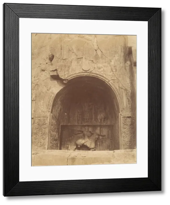 Framed Print : [Tag-e bustan, Kermanshah, Kurdestan], 1840s-60s. Creator: Possibly by Luigi Pesce