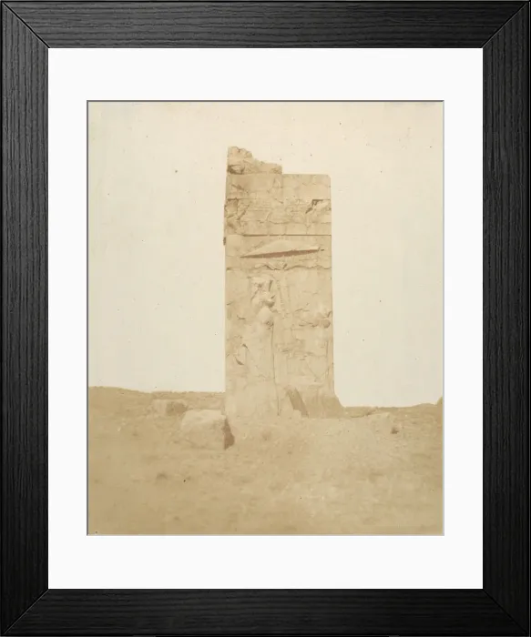 Framed Print : Ruine sulla terza terazza, Persepolis, 1858. Creator: Luigi Pesce Framed Print : Ruine sulla terza terazza, Persepolis, 1858. Creator: Luigi Pesce