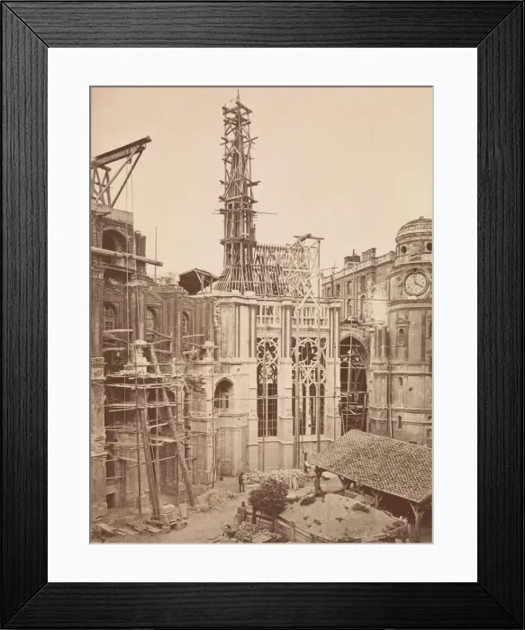 Framed Print : Chateau de St. -Germain-en-Laye, Interieur de la cour, Chapelle, 1862-67 Framed Print : Chateau de St. -Germain-en-Laye, Interieur de la cour, Chapelle, 1862-67