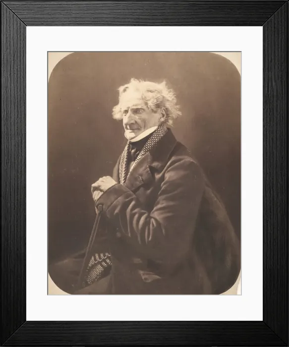 Framed Print : Pierre-Luc-Charles Ciceri, 1855-60. Creator: Nadar Framed Print : Pierre-Luc-Charles Ciceri, 1855-60. Creator: Nadar