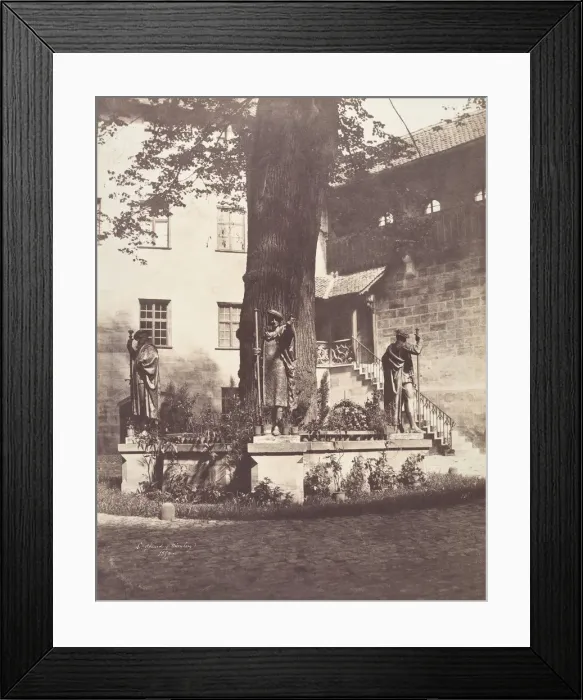 Framed Print : Nuremburg, Interieur de la Cour du Burg imperial, 1857 Framed Print : Nuremburg, Interieur de la Cour du Burg imperial, 1857