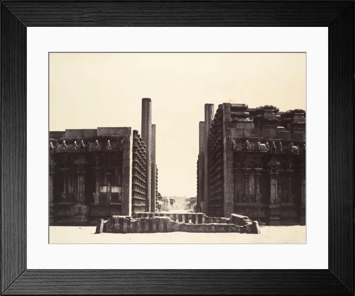Framed Print : The Raya Gopuram from W, January-March 1858. Creator: Captain Linnaeus Tripe Framed Print : The Raya Gopuram from W, January-March 1858. Creator: Captain Linnaeus Tripe