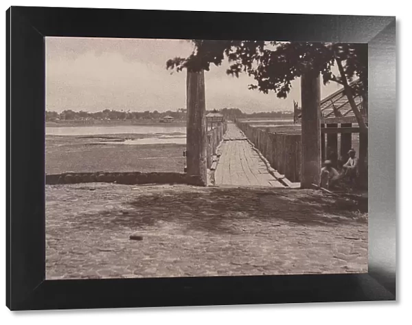 Amerapoora: Wooden Bridge, September 1-October 21, 1855. Creator: Captain Linnaeus Tripe