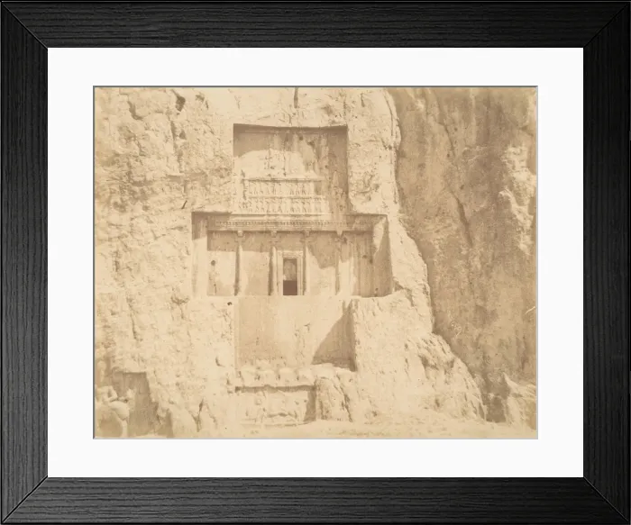 Framed Print : (11) [Naksh-i Rustam], 1840s-60s. Creator: Luigi Pesce