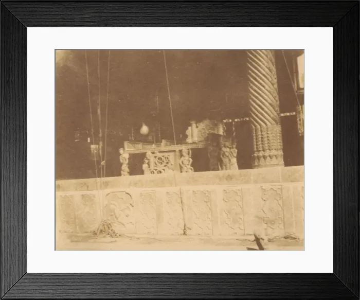 Framed Print : [Golestan Palace, Teheran, Iran] (Takht-i Marmor), 1840s-60s. Creator: Luigi Pesce