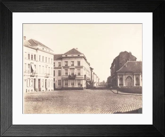 Framed Print : Il vient a Bruxelles, voit un appartement place du Cologne no. 7, 1854-56 Framed Print : Il vient a Bruxelles, voit un appartement place du Cologne no. 7, 1854-56