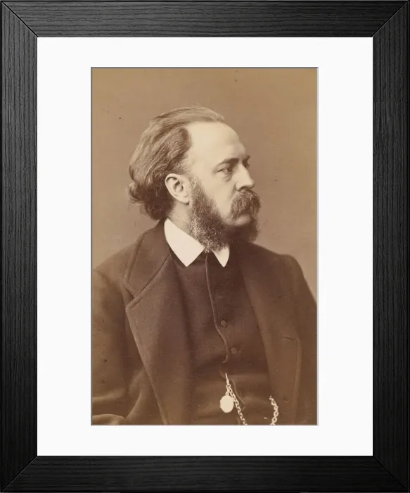 Framed Print : Gustav Karl Ludwig Richter, after 1867. Creator: Loescher & Petsch Framed Print : Gustav Karl Ludwig Richter, after 1867. Creator: Loescher & Petsch