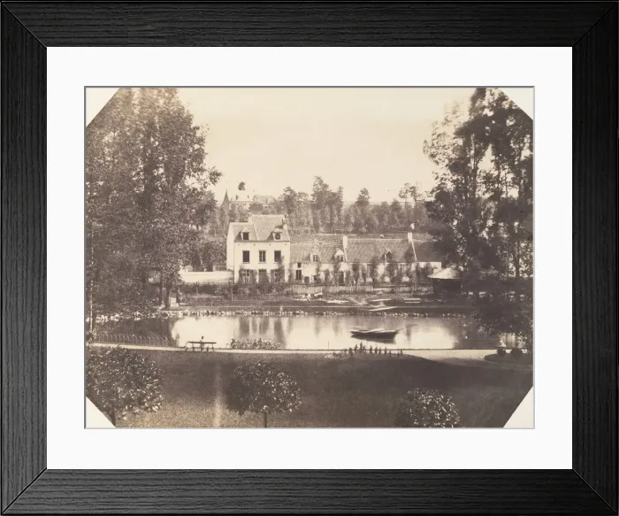 Framed Print : Zoological Garden, 1854-56. Creator: Louis-Pierre-Theophile Dubois de Nehaut Framed Print : Zoological Garden, 1854-56. Creator: Louis-Pierre-Theophile Dubois de Nehaut