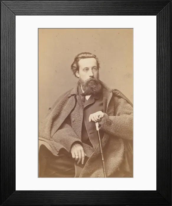 Framed Print : [Oskar Begas], before 1883. Creator: Loescher & Petsch
