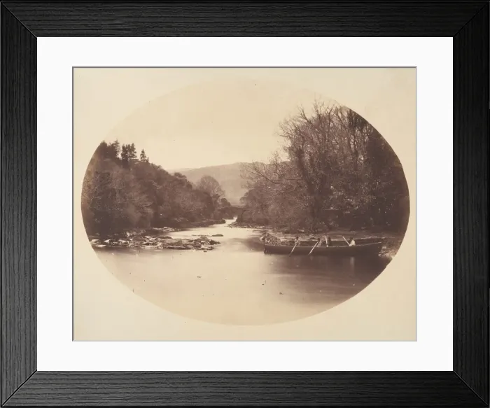 Framed Print : The Meeting of the Waters, Killarney, 1854. Creator: Lord Otho Fitzgerald Framed Print : The Meeting of the Waters, Killarney, 1854. Creator: Lord Otho Fitzgerald