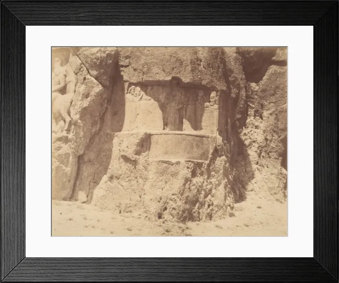 Framed Print : (6) [Naksh-i Rustam, Near Persepolis], 1840s-60s. Creator: Luigi Pesce