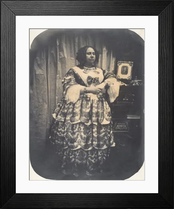 Framed Print : Madame Gihoul, 1854-56. Creator: Louis-Pierre-Theophile Dubois de Nehaut Framed Print : Madame Gihoul, 1854-56. Creator: Louis-Pierre-Theophile Dubois de Nehaut
