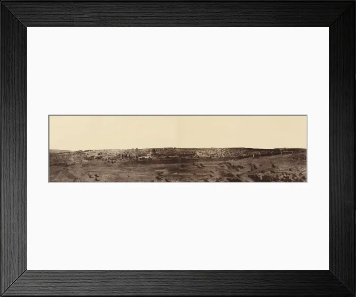 Framed Print : Jerusalem, 1860 or later. Creator: Louis de Clercq Framed Print : Jerusalem, 1860 or later. Creator: Louis de Clercq