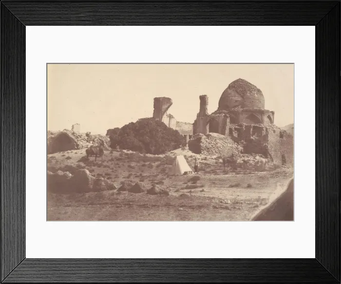 Framed Print : [Tomb of Oljaetu, 1305-1313. ], 1840s-60s. Creator: Possibly by Luigi Pesce