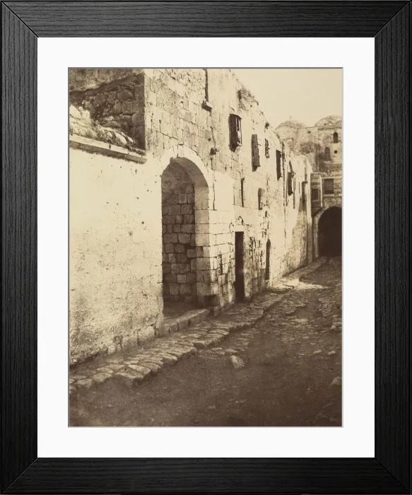 Framed Print : IVe Station. Jesus rencontre sa tres Sainte Mere Framed Print : IVe Station. Jesus rencontre sa tres Sainte Mere
