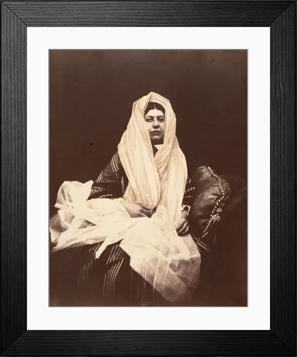 Framed Print : La niece de Mr. Tahon proprietaire de la maison n°7, 1854-56 Framed Print : La niece de Mr. Tahon proprietaire de la maison n°7, 1854-56