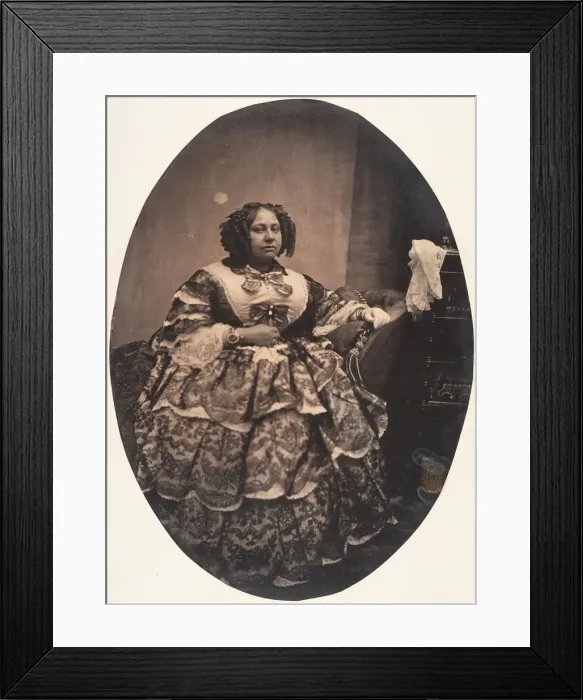 Framed Print : En soiree - janvier 1856, 1856. Creator: Louis-Pierre-Thé Framed Print : En soiree - janvier 1856, 1856. Creator: Louis-Pierre-Thé
