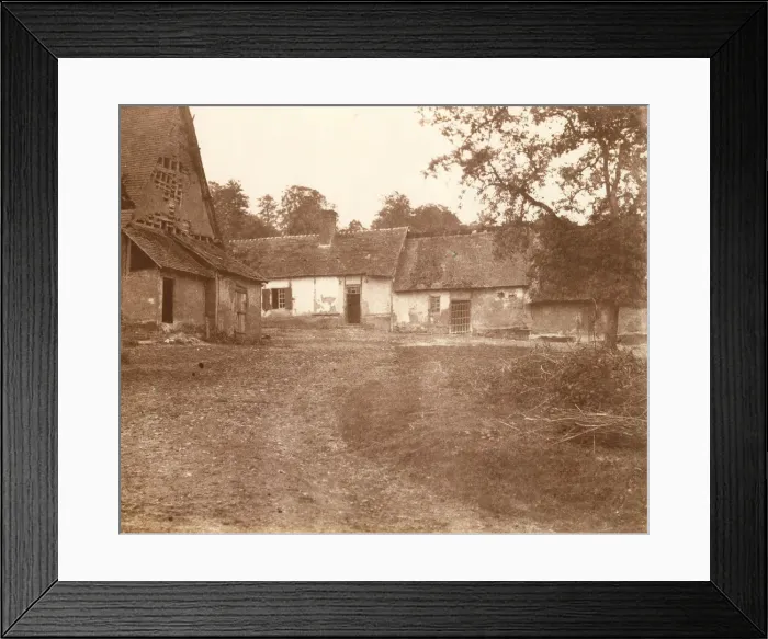 Framed Print : Romesnil, 1850-55. Creator: Louis-Remy Robert Framed Print : Romesnil, 1850-55. Creator: Louis-Remy Robert