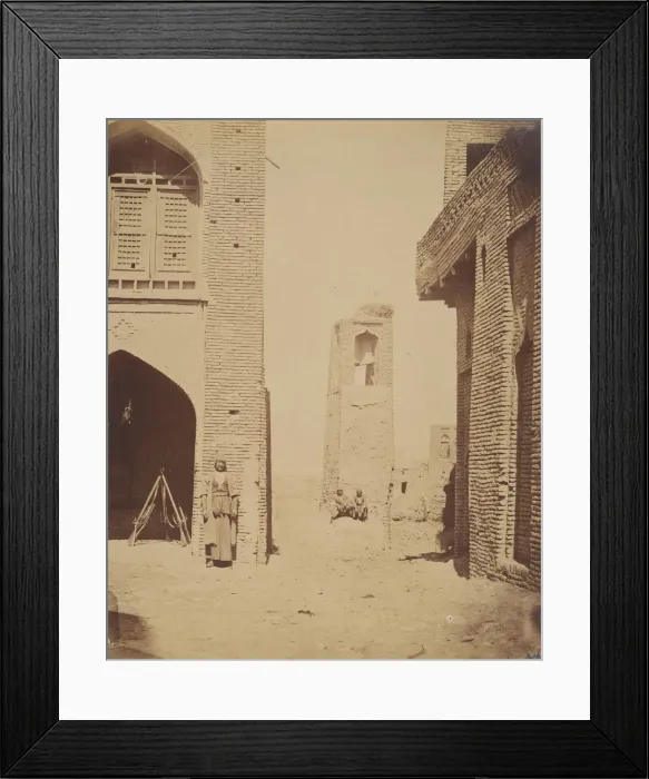 Framed Print : [Ruins, Dizfoul], 1840s-60s. Creator: Possibly by Luigi Pesce