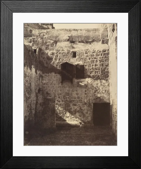 Framed Print : IXe Station. Jesus tombe pour la troisieme fois Framed Print : IXe Station. Jesus tombe pour la troisieme fois
