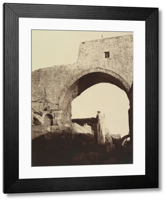 Framed Print : Arcade de l Ecce Homo. Ponce Pilate presente Jesus au Peuple, 1860 or later Framed Print : Arcade de l Ecce Homo. Ponce Pilate presente Jesus au Peuple, 1860 or later