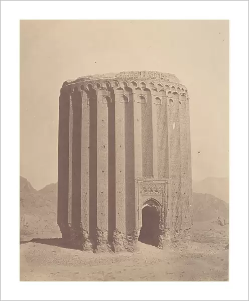 [RAYY, Tower of Toghrul, 1139. ], 1840s-60s. Creator: Possibly by Luigi Pesce