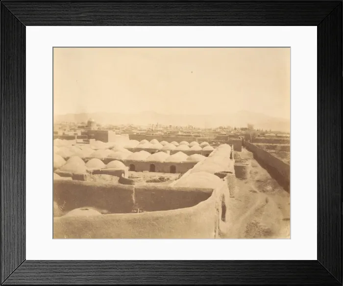 Framed Print : [South Gate of the Arq, Teheran, Iran], 1840s-60s. Creator: Luigi Pesce