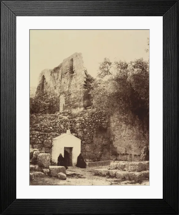 Framed Print : Jerusalem. (Environs) St Jean du Desert, 1860 or later Framed Print : Jerusalem. (Environs) St Jean du Desert, 1860 or later