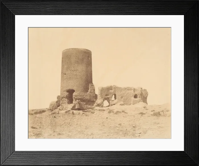 Framed Print : [Ruins of Tus, Khorasan], 1840s-60s. Creator: Possibly by Luigi Pesce